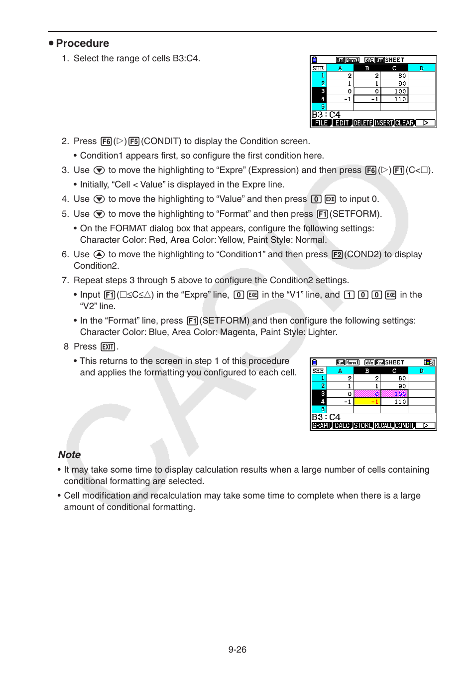 Casio FX-CG10 User Manual | Page 377 / 601