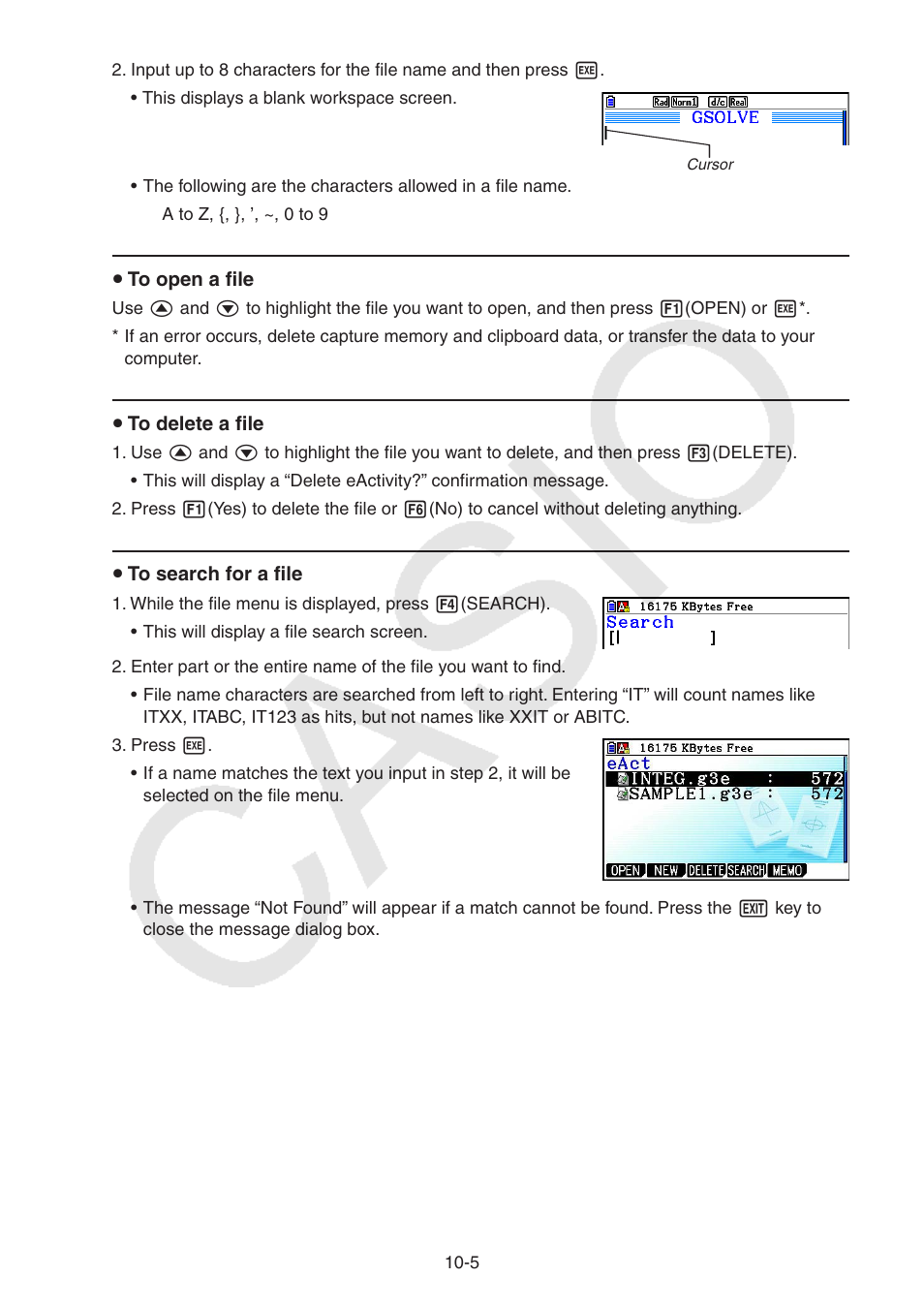 Casio FX-CG10 User Manual | Page 392 / 601