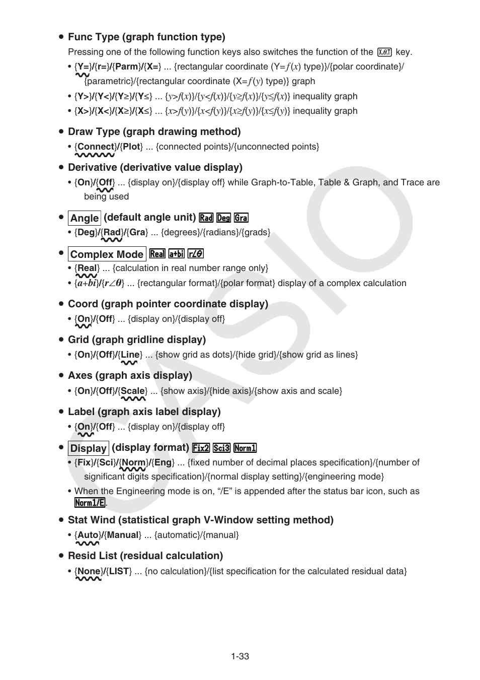 Casio FX-CG10 User Manual | Page 40 / 601