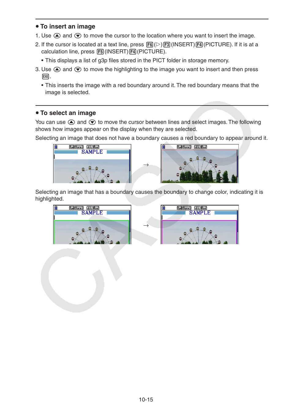 Casio FX-CG10 User Manual | Page 402 / 601