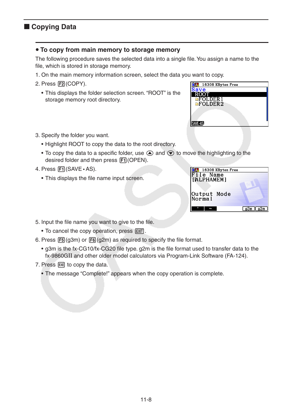 K copying data | Casio FX-CG10 User Manual | Page 418 / 601