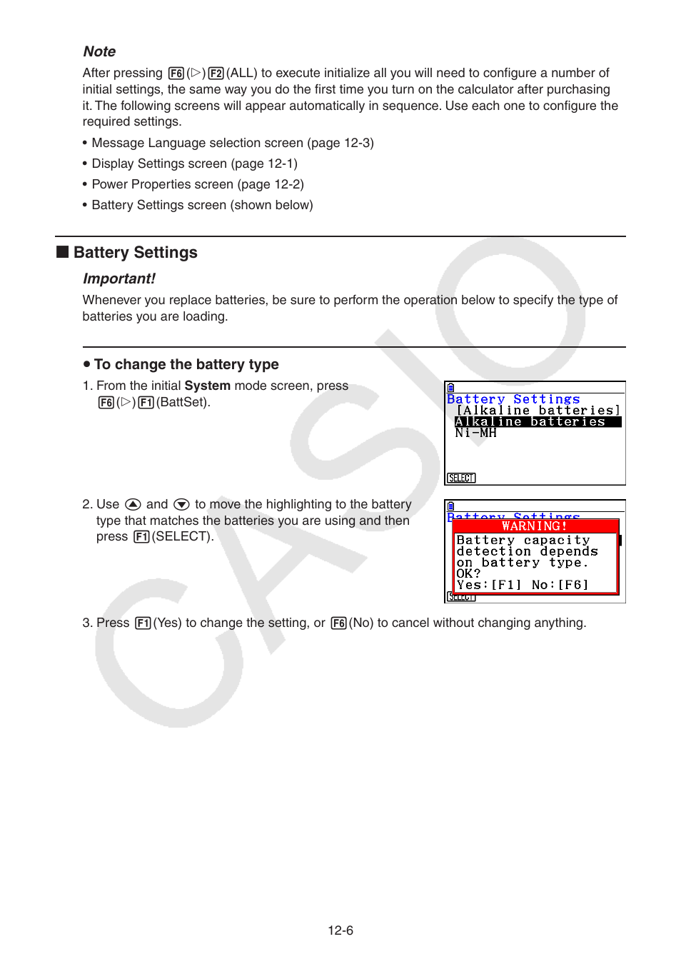 K battery settings | Casio FX-CG10 User Manual | Page 429 / 601