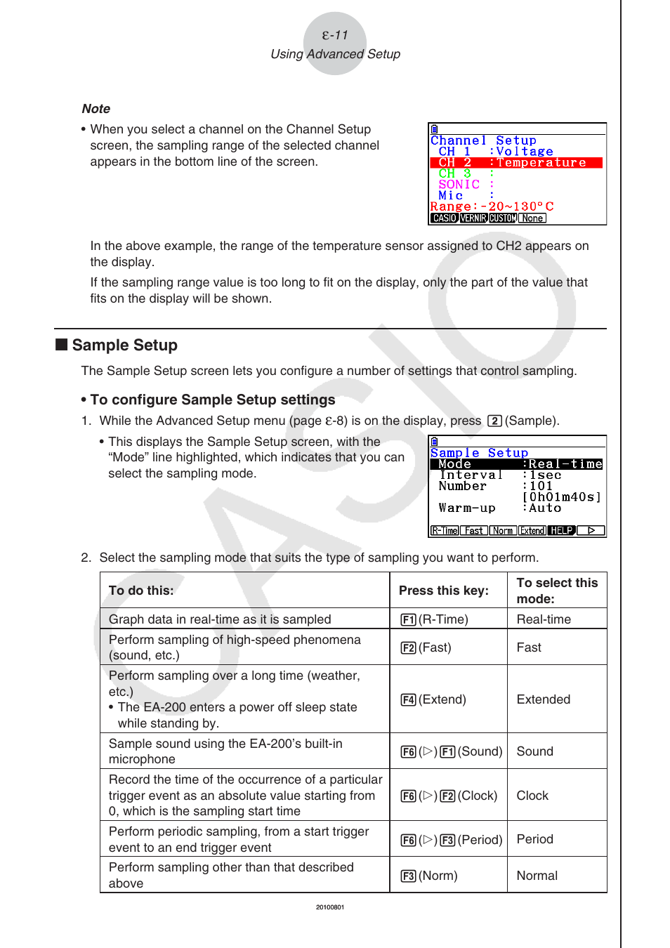 K sample setup | Casio FX-CG10 User Manual | Page 556 / 601