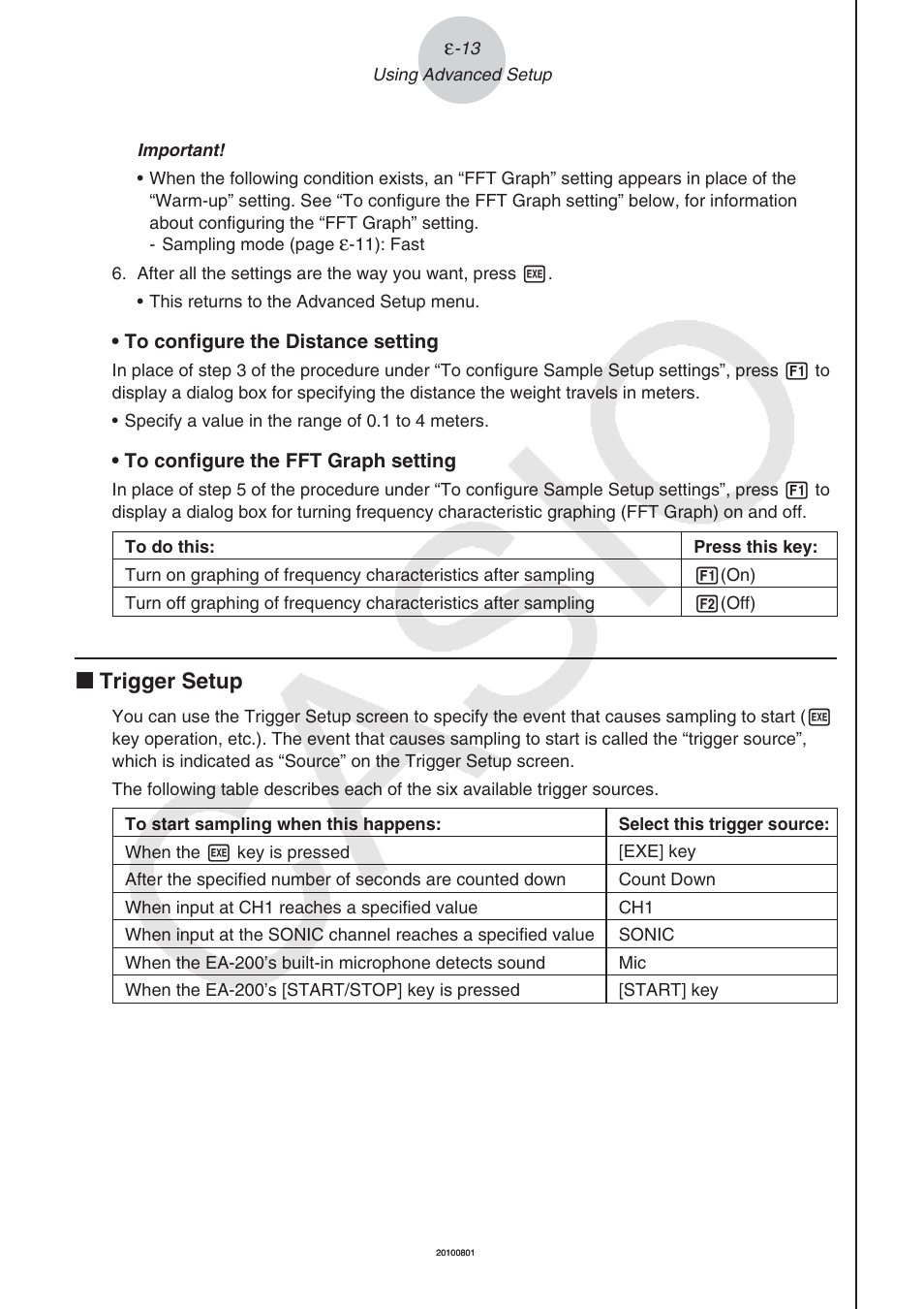 K trigger setup | Casio FX-CG10 User Manual | Page 558 / 601