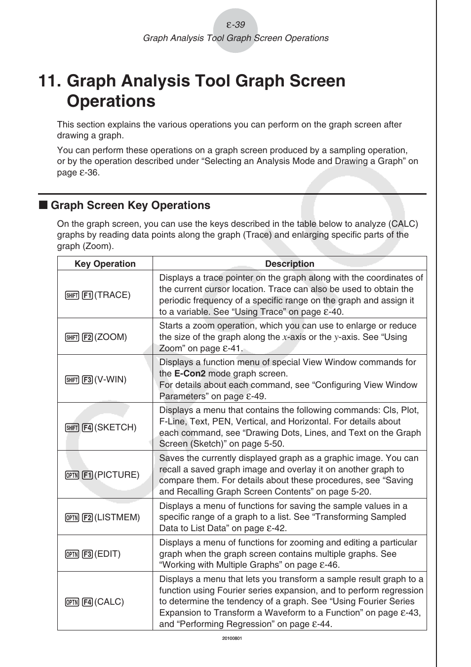 Graph analysis tool graph screen operations | Casio FX-CG10 User Manual | Page 584 / 601