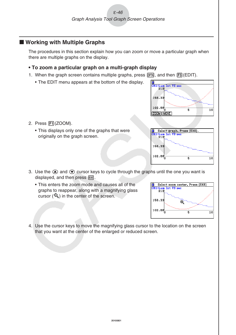 K working with multiple graphs | Casio FX-CG10 User Manual | Page 591 / 601