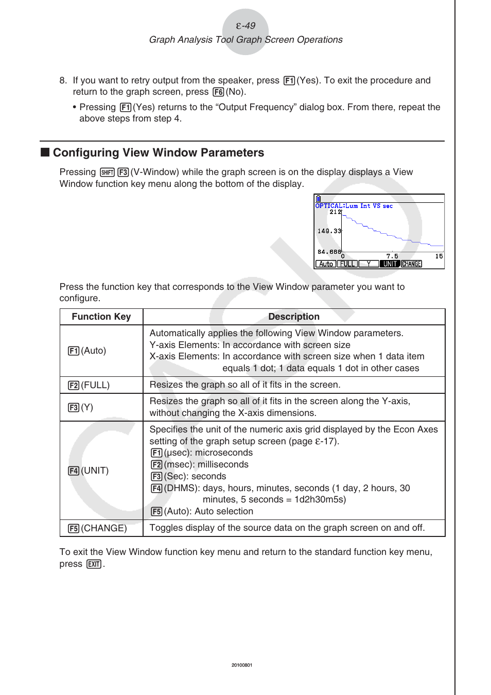 K configuring view window parameters | Casio FX-CG10 User Manual | Page 594 / 601