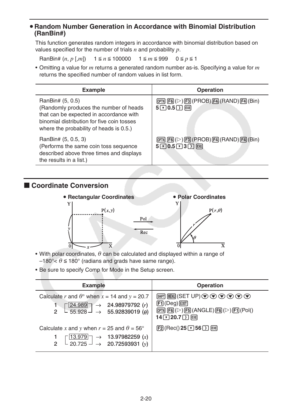 K coordinate conversion | Casio FX-CG10 User Manual | Page 66 / 601