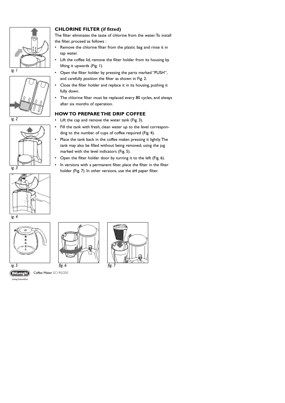 DeLonghi ICM8/18 User Manual | Page 5 / 8
