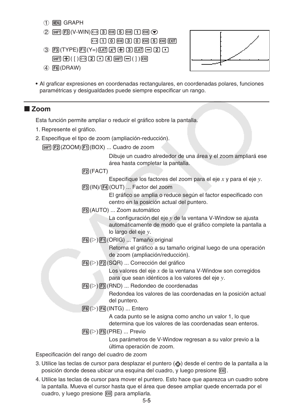 I zoom | Casio FX-9750GII User Manual | Page 113 / 411