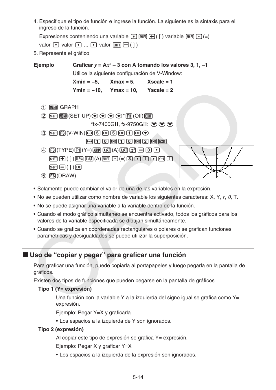 Casio FX-9750GII User Manual | Page 122 / 411