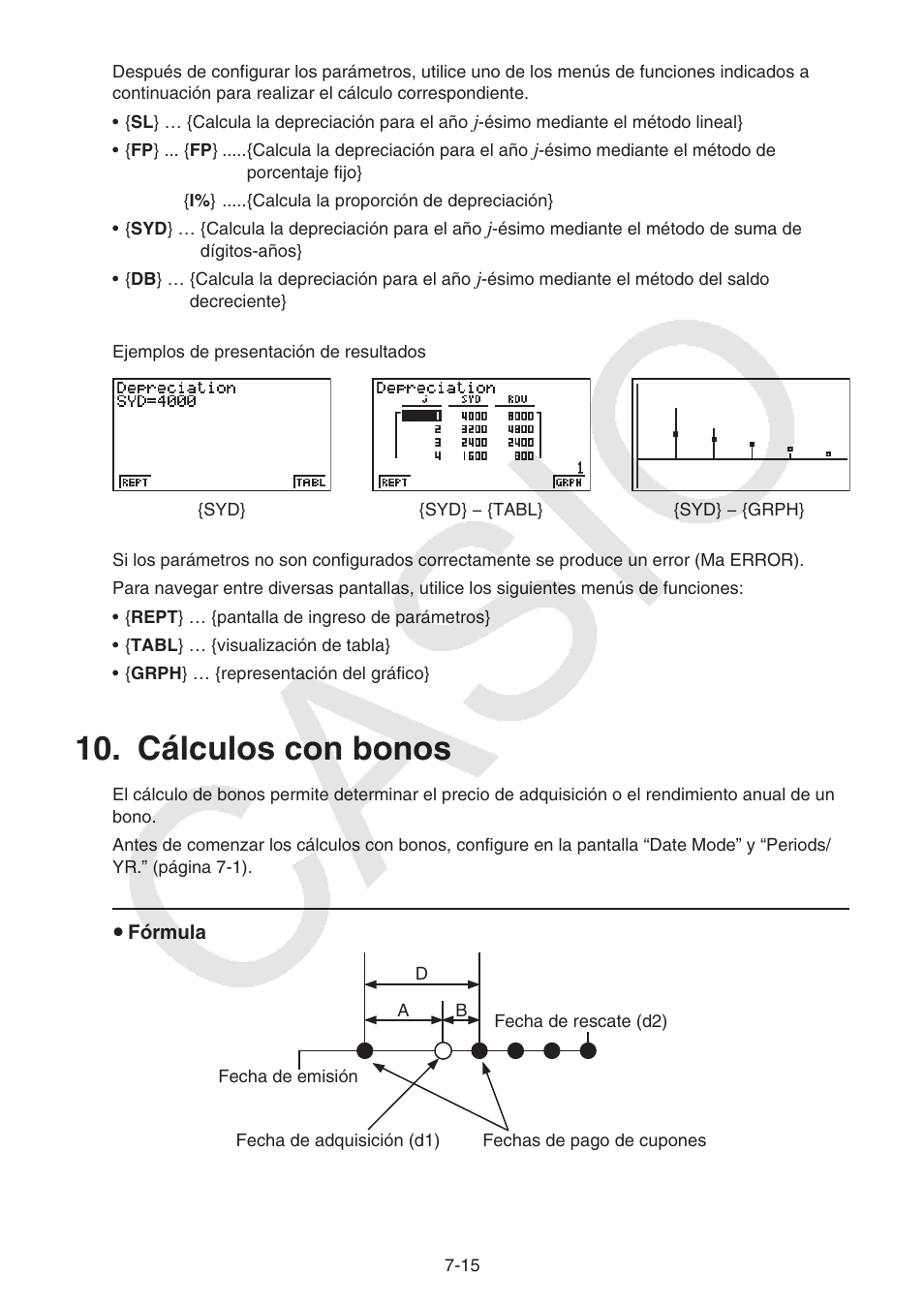 Cálculos con bonos | Casio FX-9750GII User Manual | Page 215 / 411
