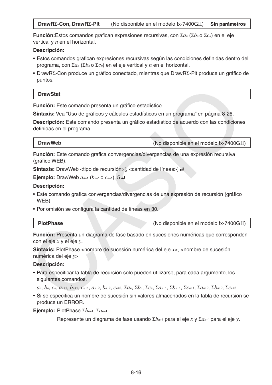 Casio FX-9750GII User Manual | Page 234 / 411