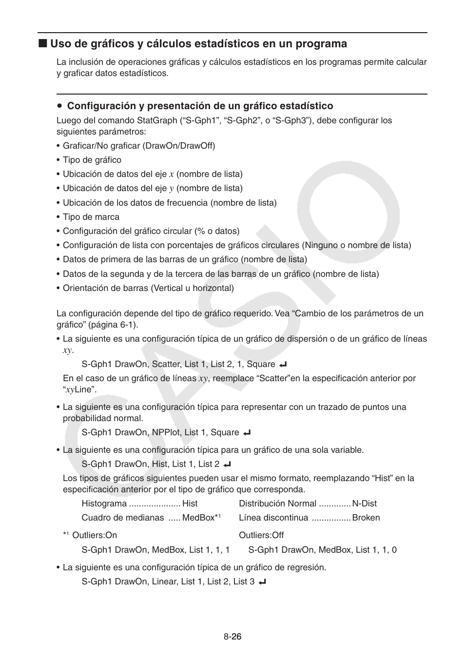 Casio FX-9750GII User Manual | Page 244 / 411