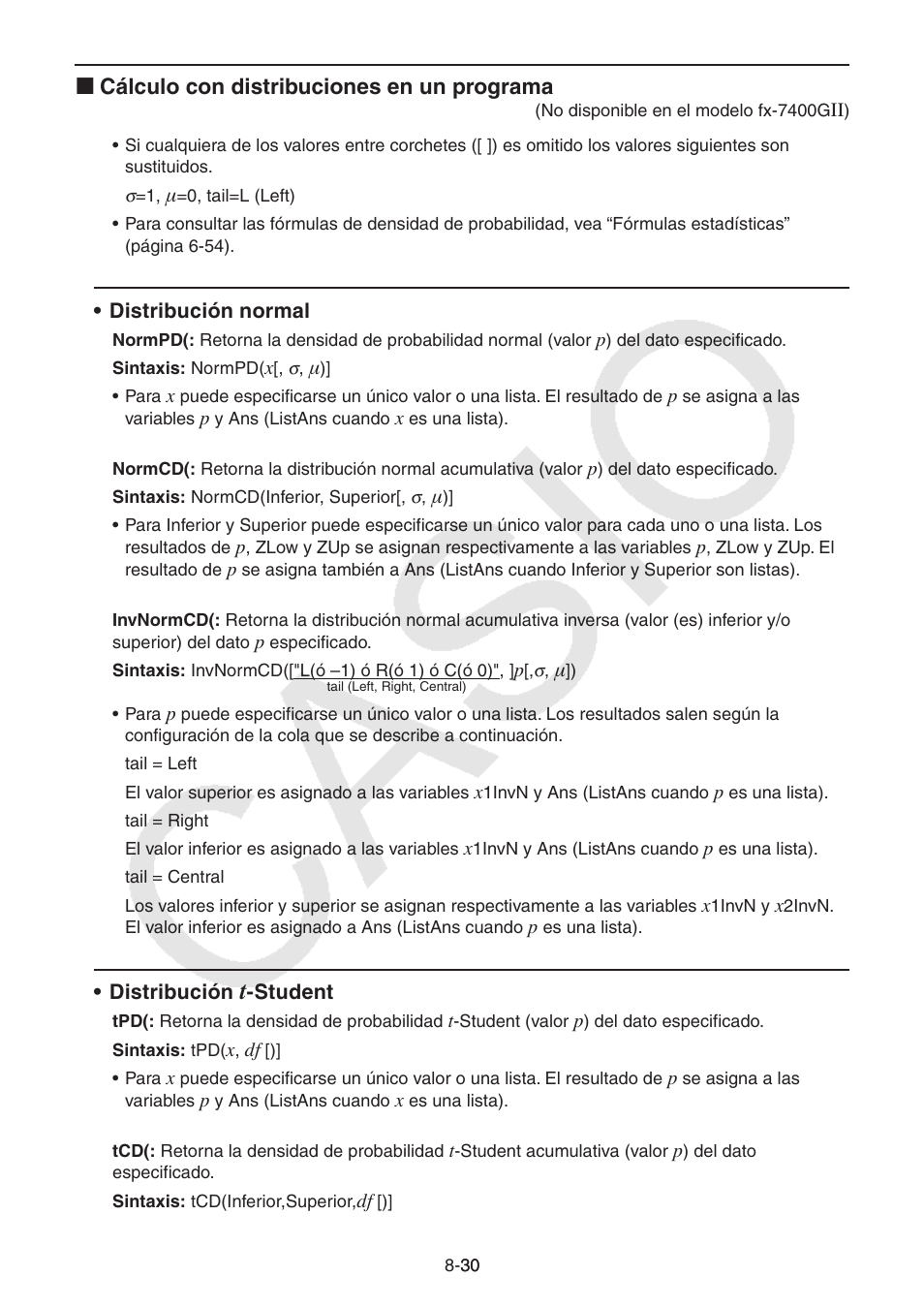 Casio FX-9750GII User Manual | Page 248 / 411