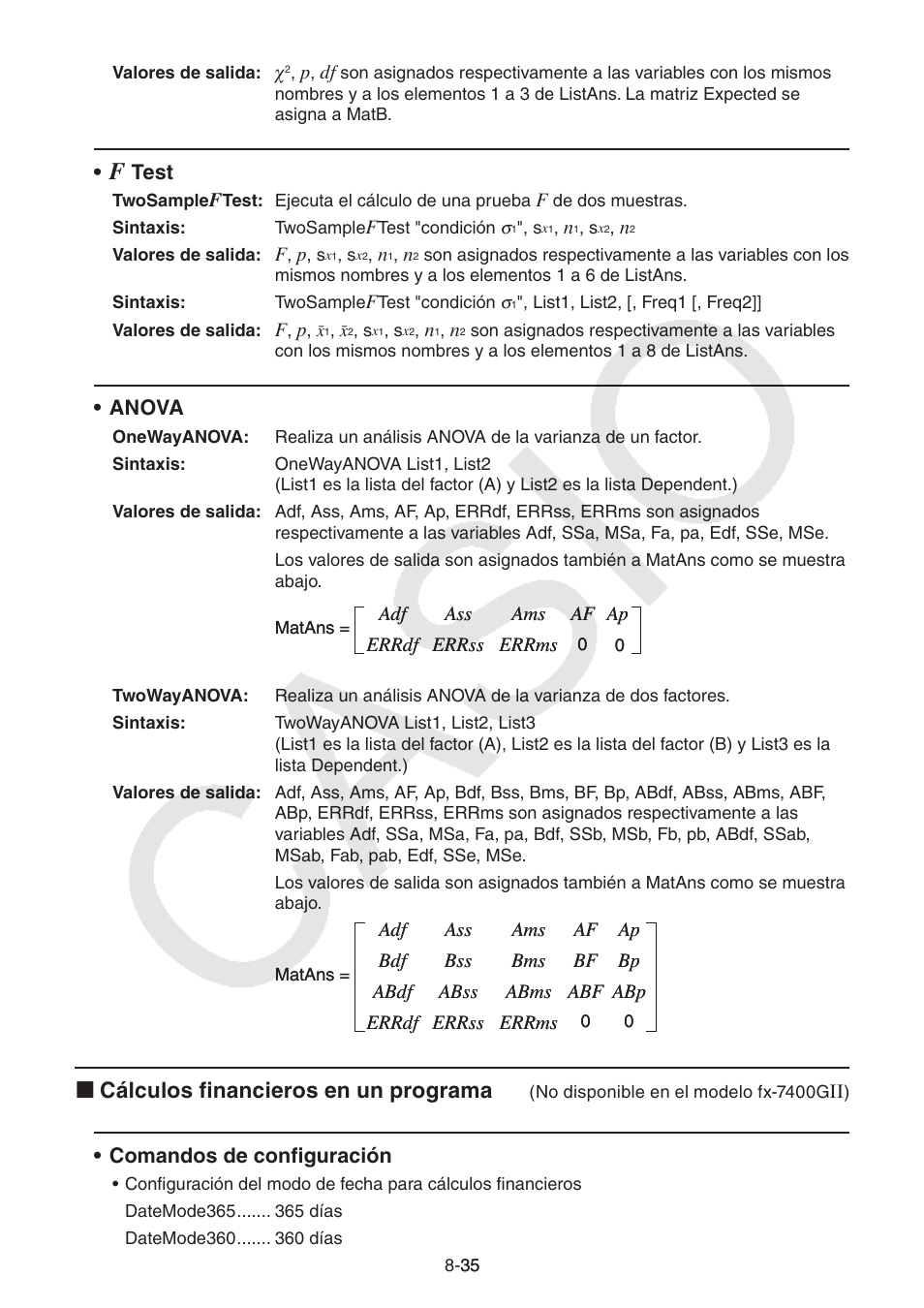 I cálculos financieros en un programa | Casio FX-9750GII User Manual | Page 253 / 411