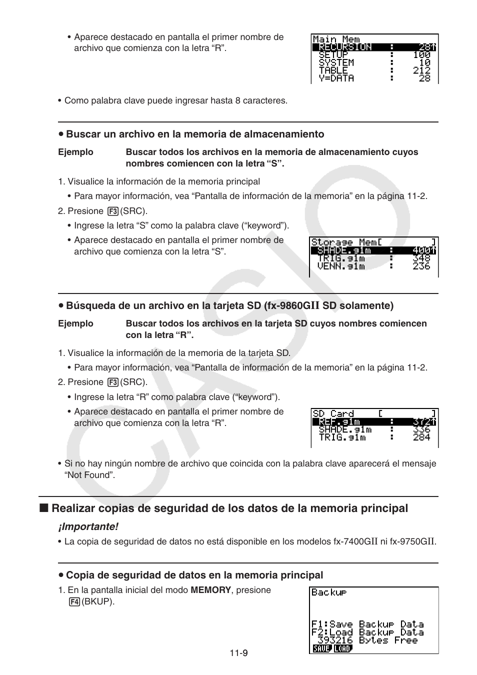 Casio FX-9750GII User Manual | Page 304 / 411