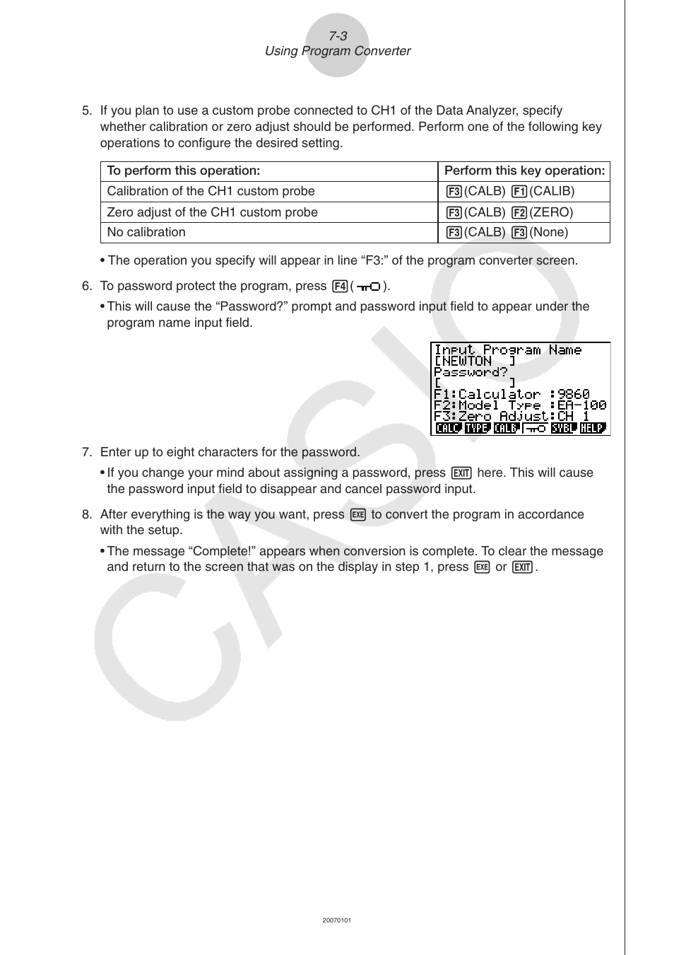 Casio FX-9750GII User Manual | Page 376 / 411