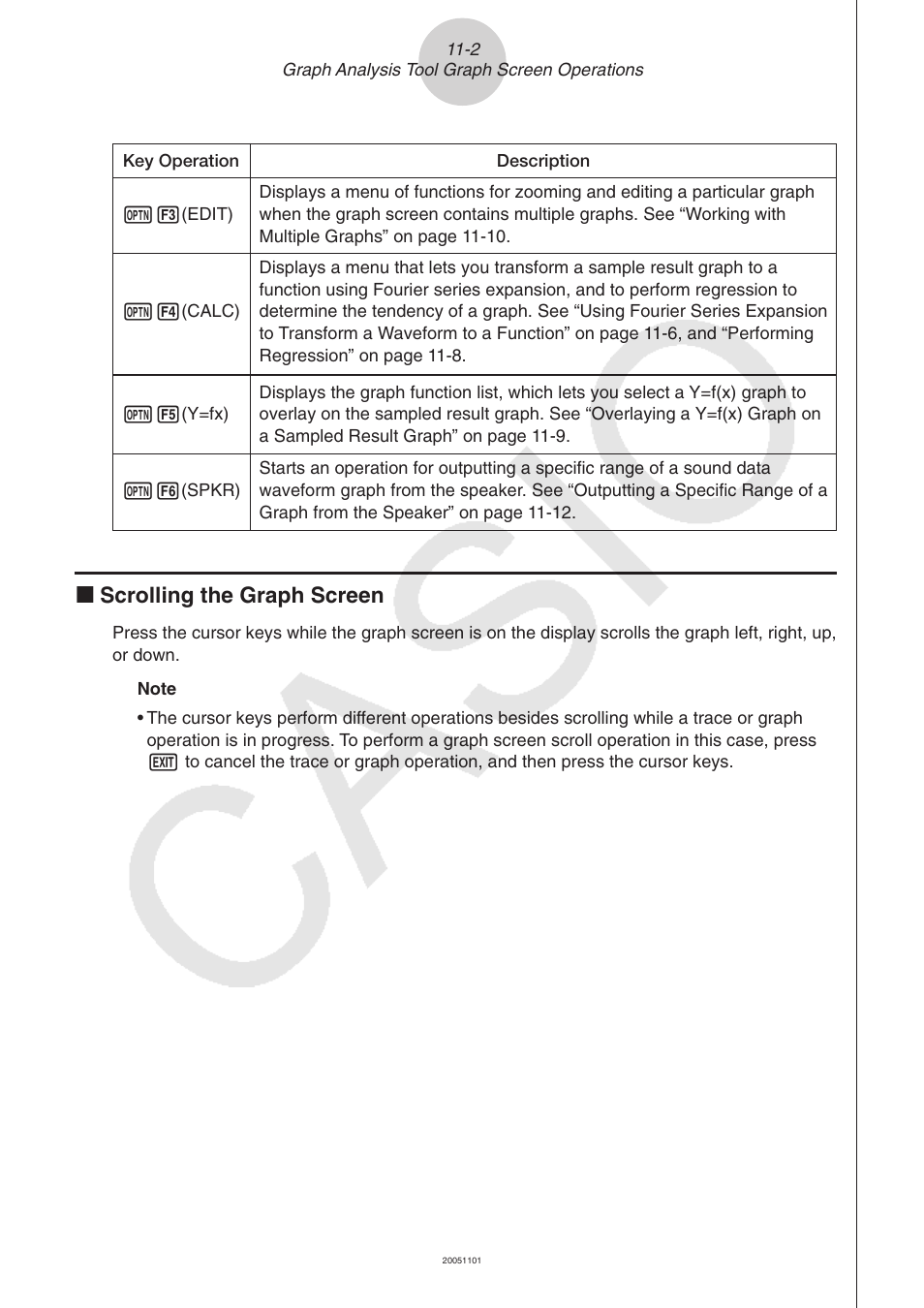 K scrolling the graph screen | Casio FX-9750GII User Manual | Page 390 / 411