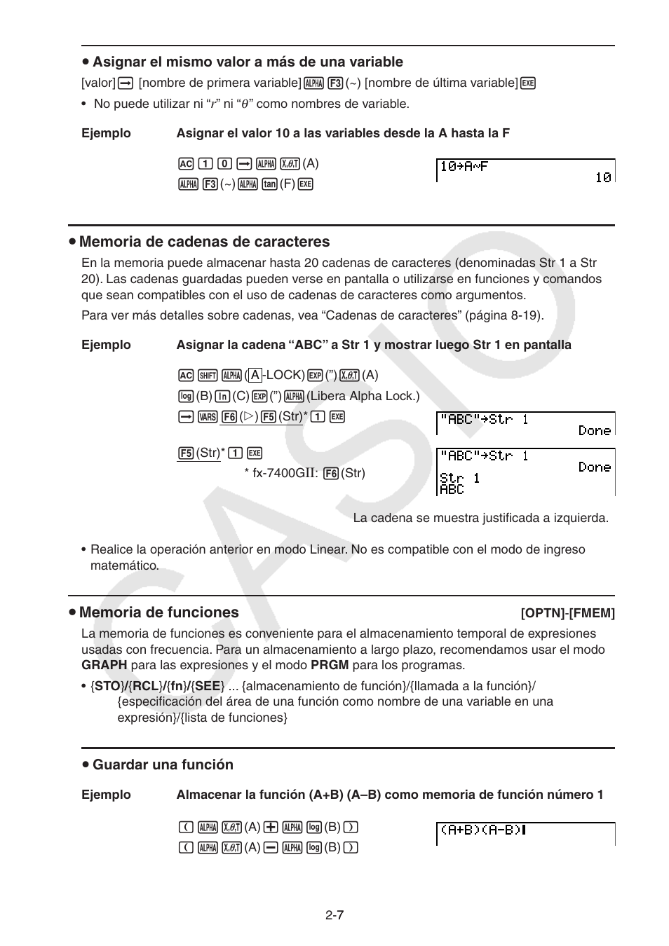 Casio FX-9750GII User Manual | Page 46 / 411