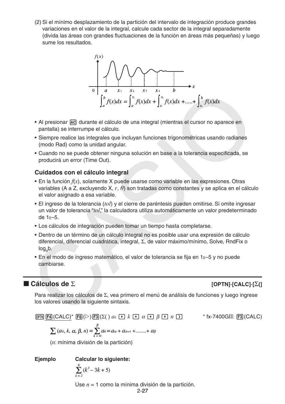 I cálculos de 3 | Casio FX-9750GII User Manual | Page 66 / 411