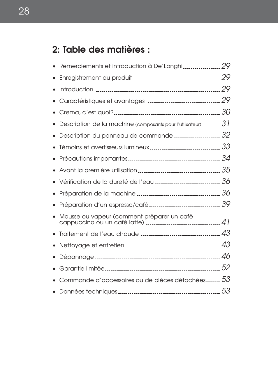 DeLonghi EAM4000 Series User Manual | Page 28 / 108