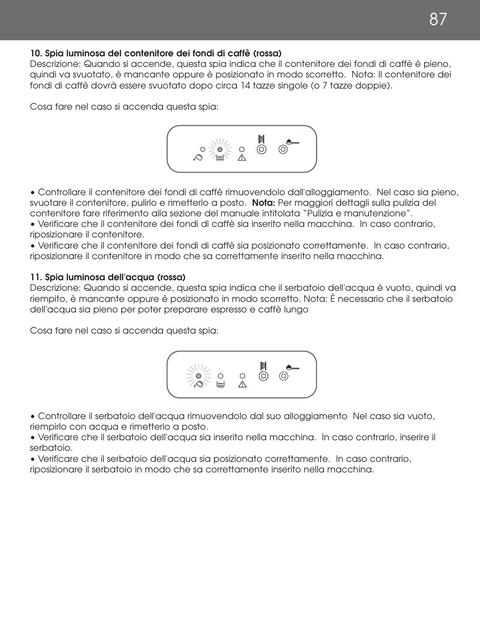 DeLonghi EAM4000 Series User Manual | Page 87 / 108