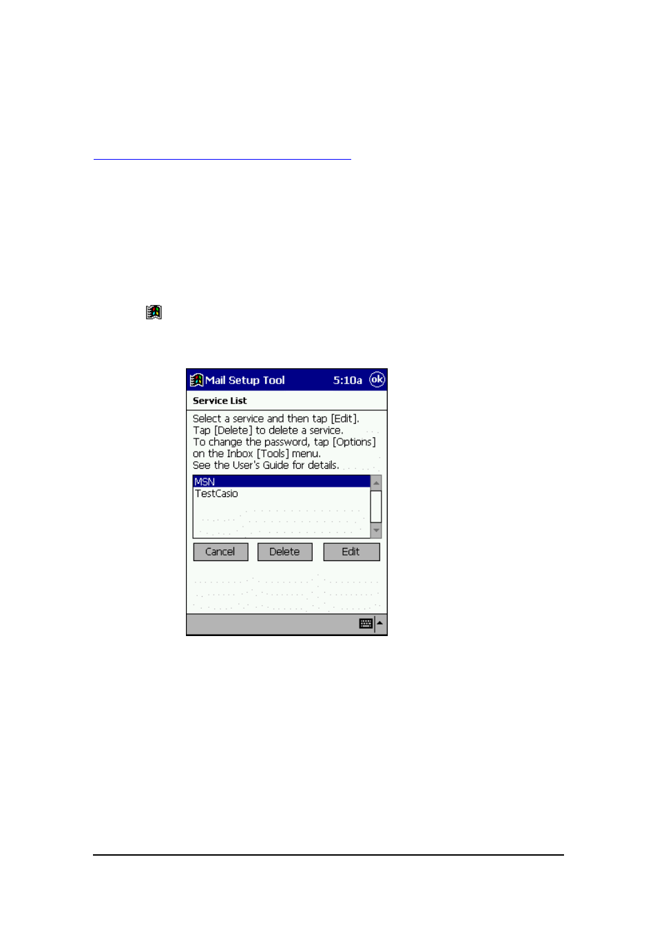 Casio E-125 Mail Setup Tool V.1.2 User Manual | Page 10 / 17