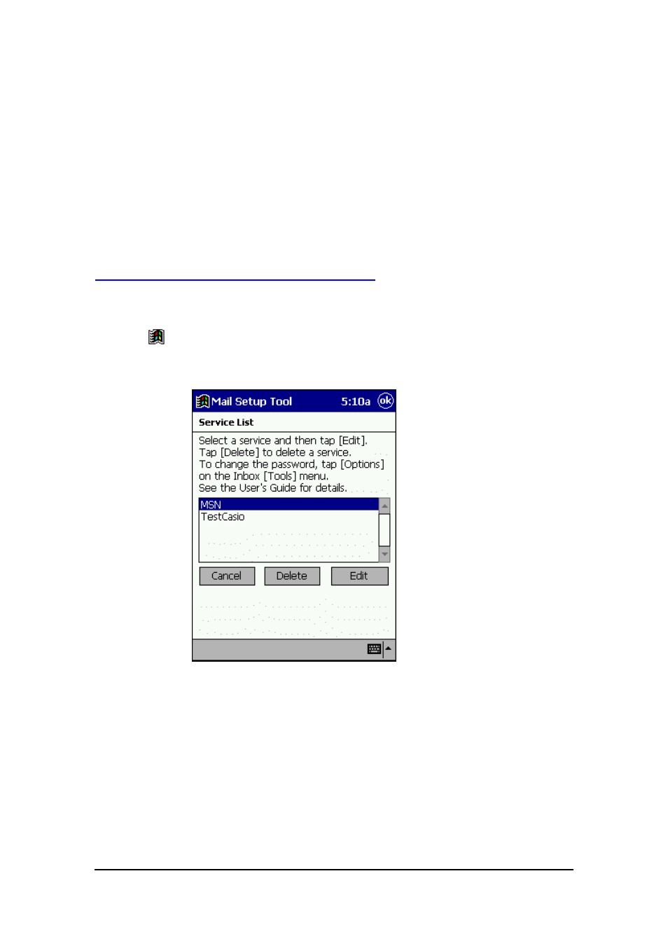 Casio E-125 Mail Setup Tool V.1.2 User Manual | Page 11 / 17