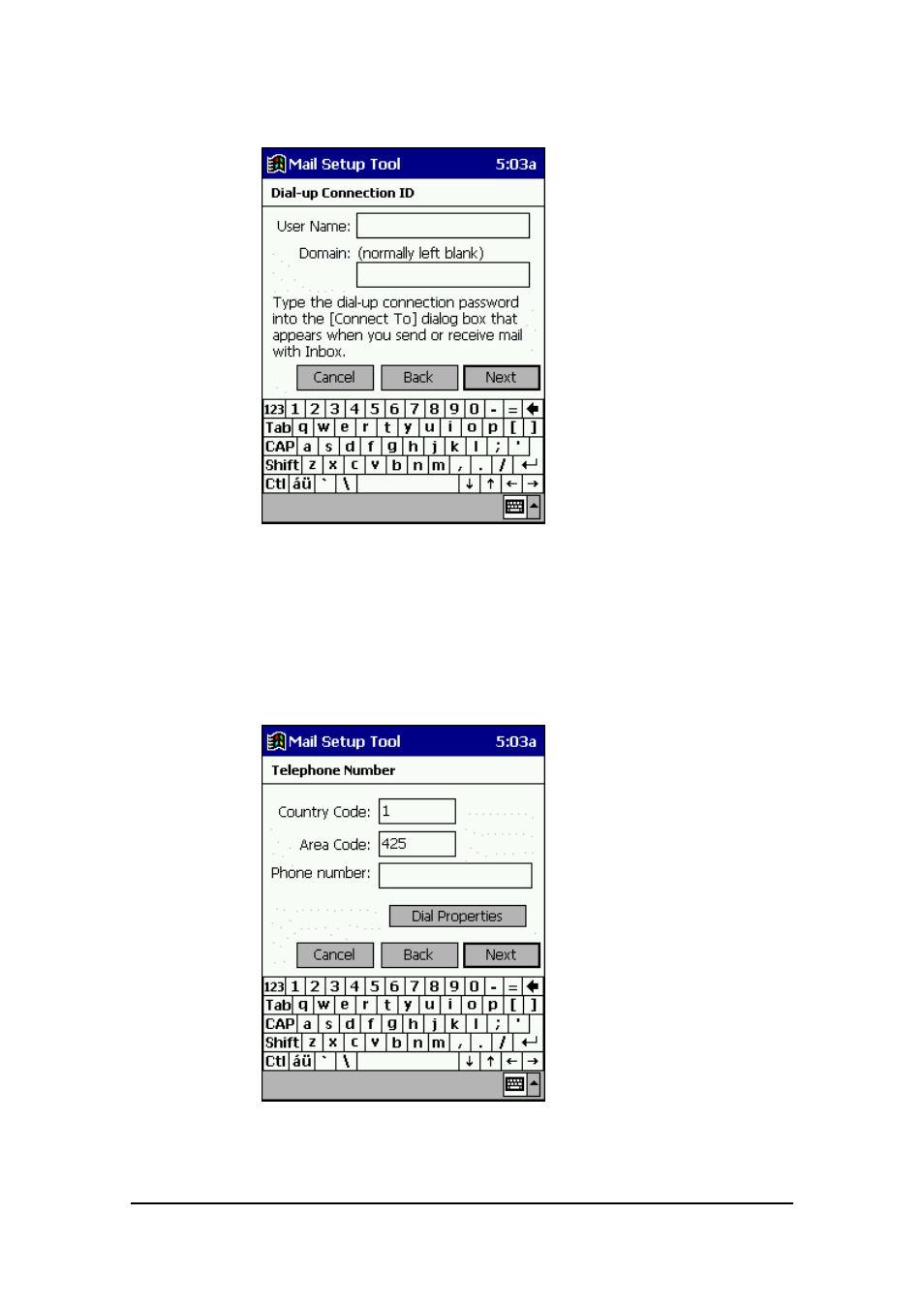 Casio E-125 Mail Setup Tool V.1.2 User Manual | Page 5 / 17