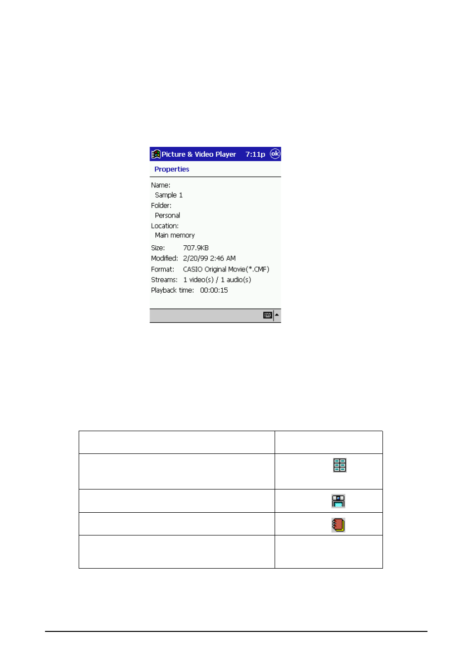 Casio E-125 Mobile Picture & Video Player V.1.0 User Manual | Page 46 / 71