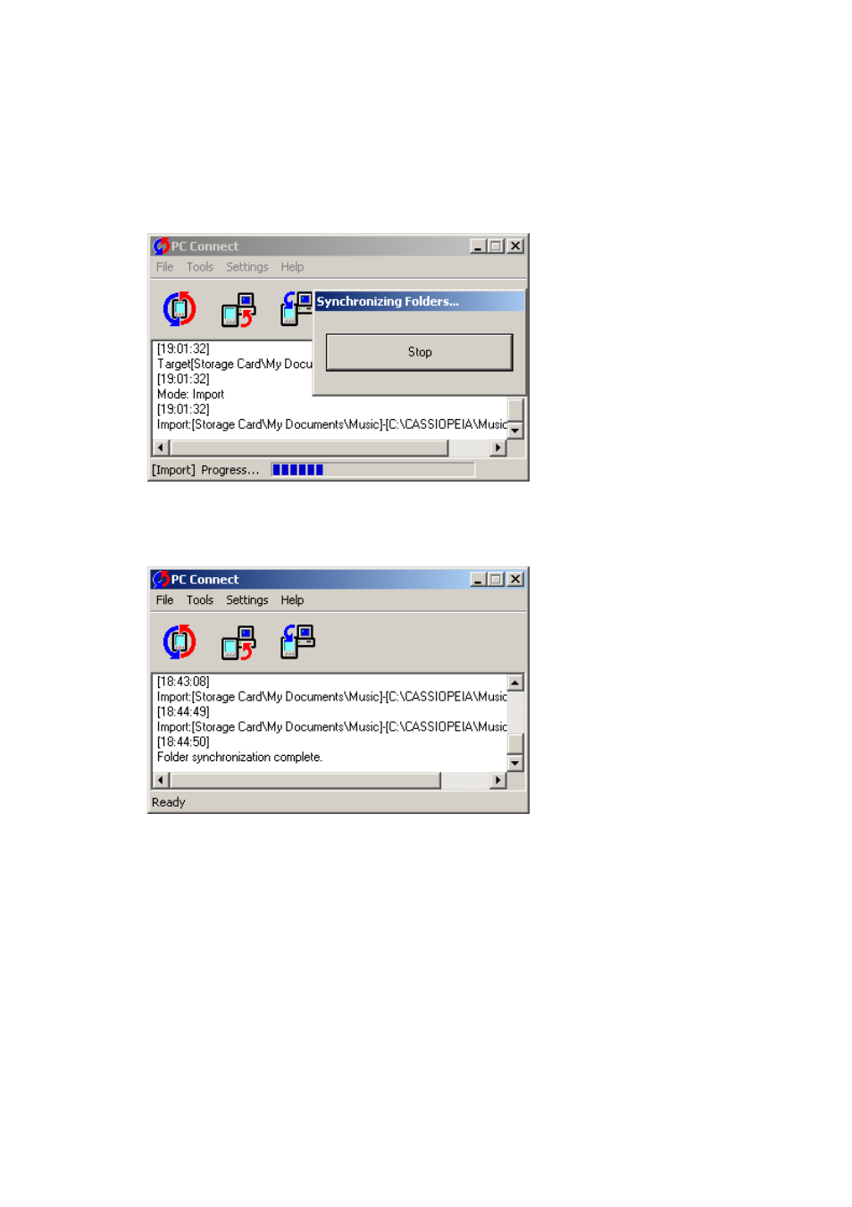 Casio BE-300 Listening to music on CASSIOPEIA User Manual | Page 9 / 10
