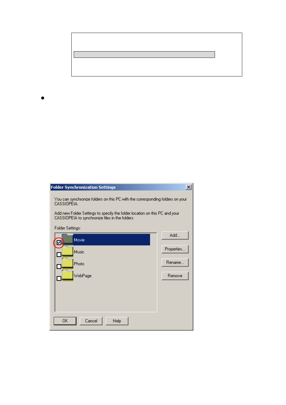 Casio BE-300 Playing Movies on CASSIOPEIA User Manual | Page 8 / 15