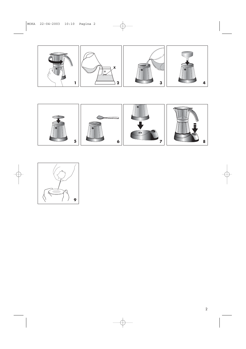 DeLonghi Electric Coffee Maker User Manual | Page 2 / 7