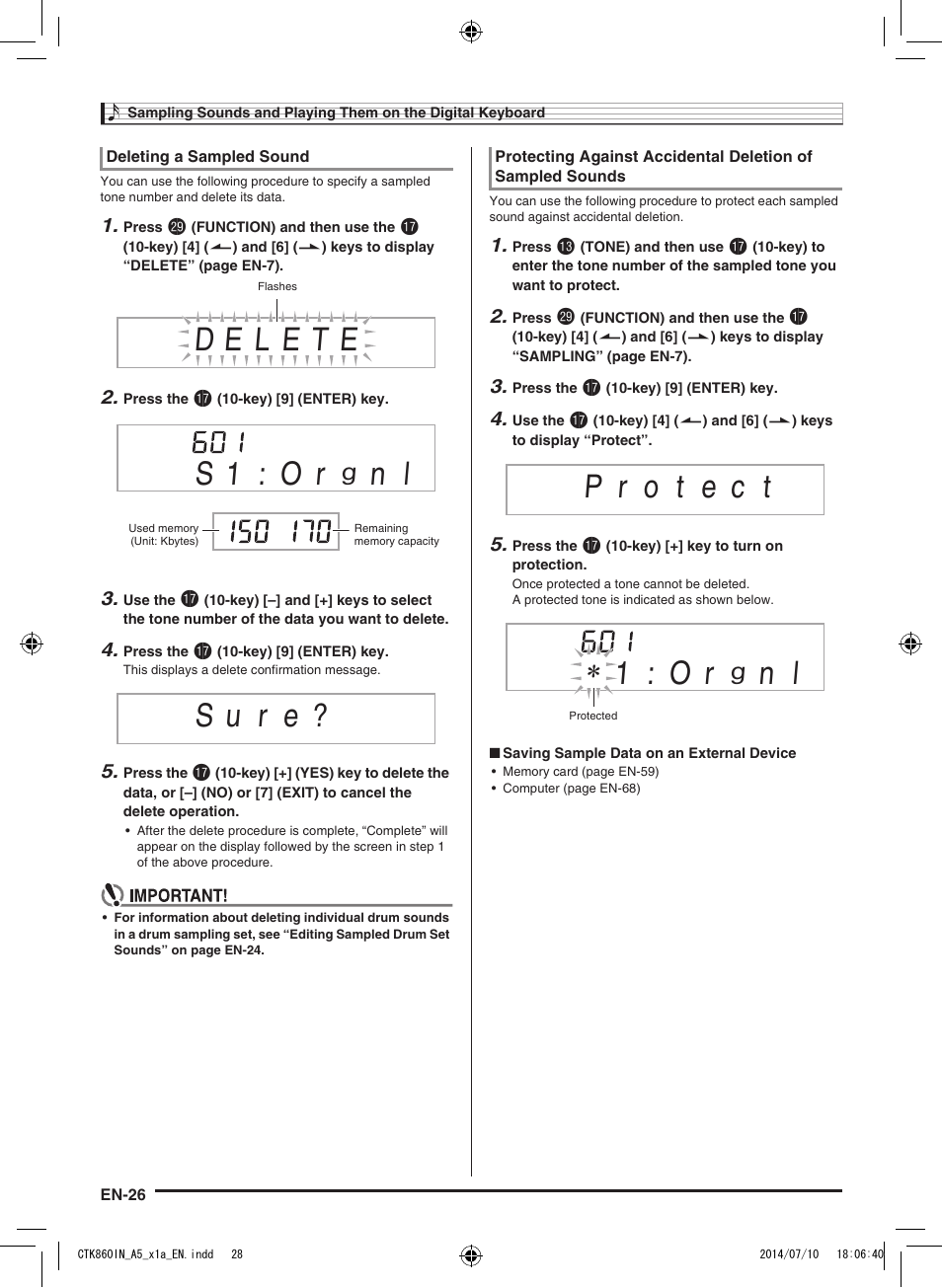 S 1 : o r, S u r e | Casio CTK-860IN User Manual | Page 27 / 82