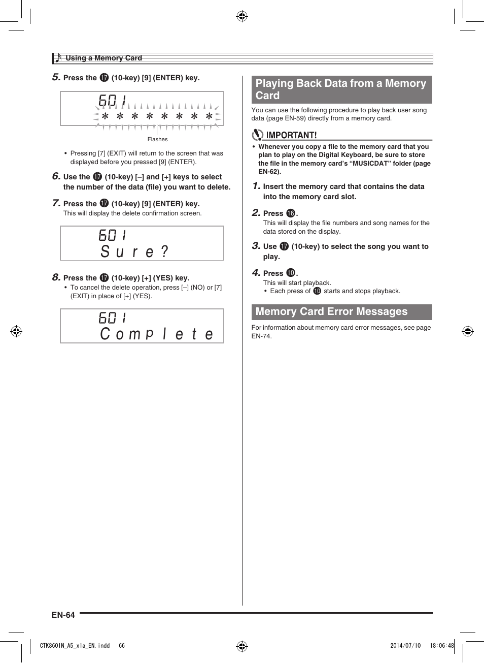 L e t e | Casio CTK-860IN User Manual | Page 65 / 82