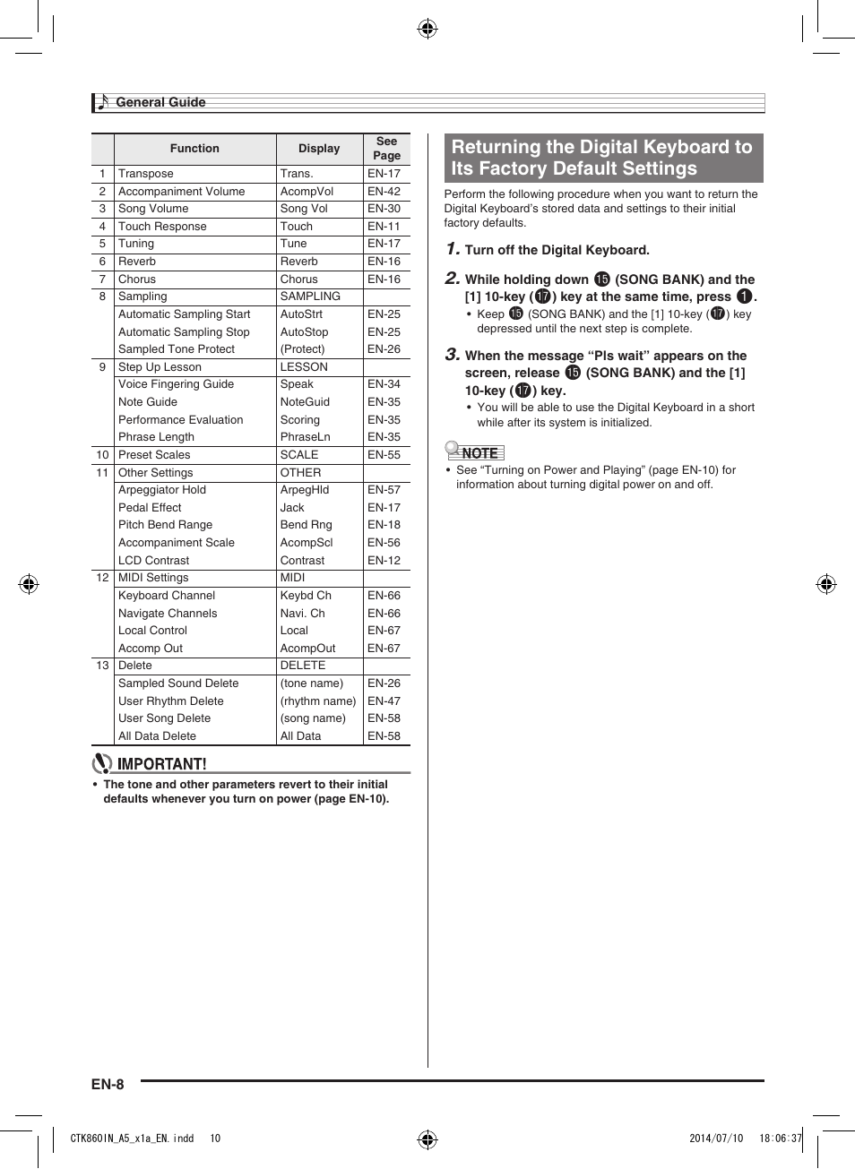 Casio CTK-860IN User Manual | Page 9 / 82