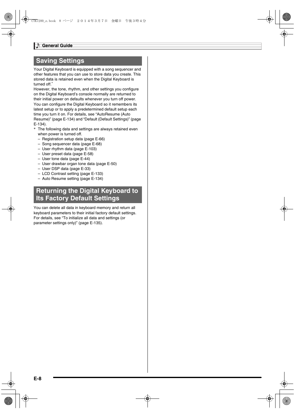 Casio CTK-7200 User Manual | Page 10 / 169