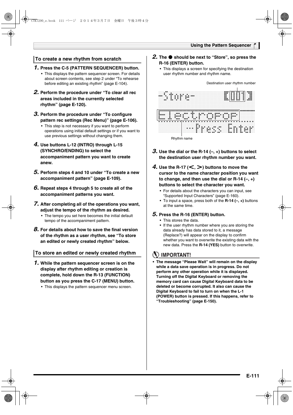 Casio CTK-7200 User Manual | Page 113 / 169