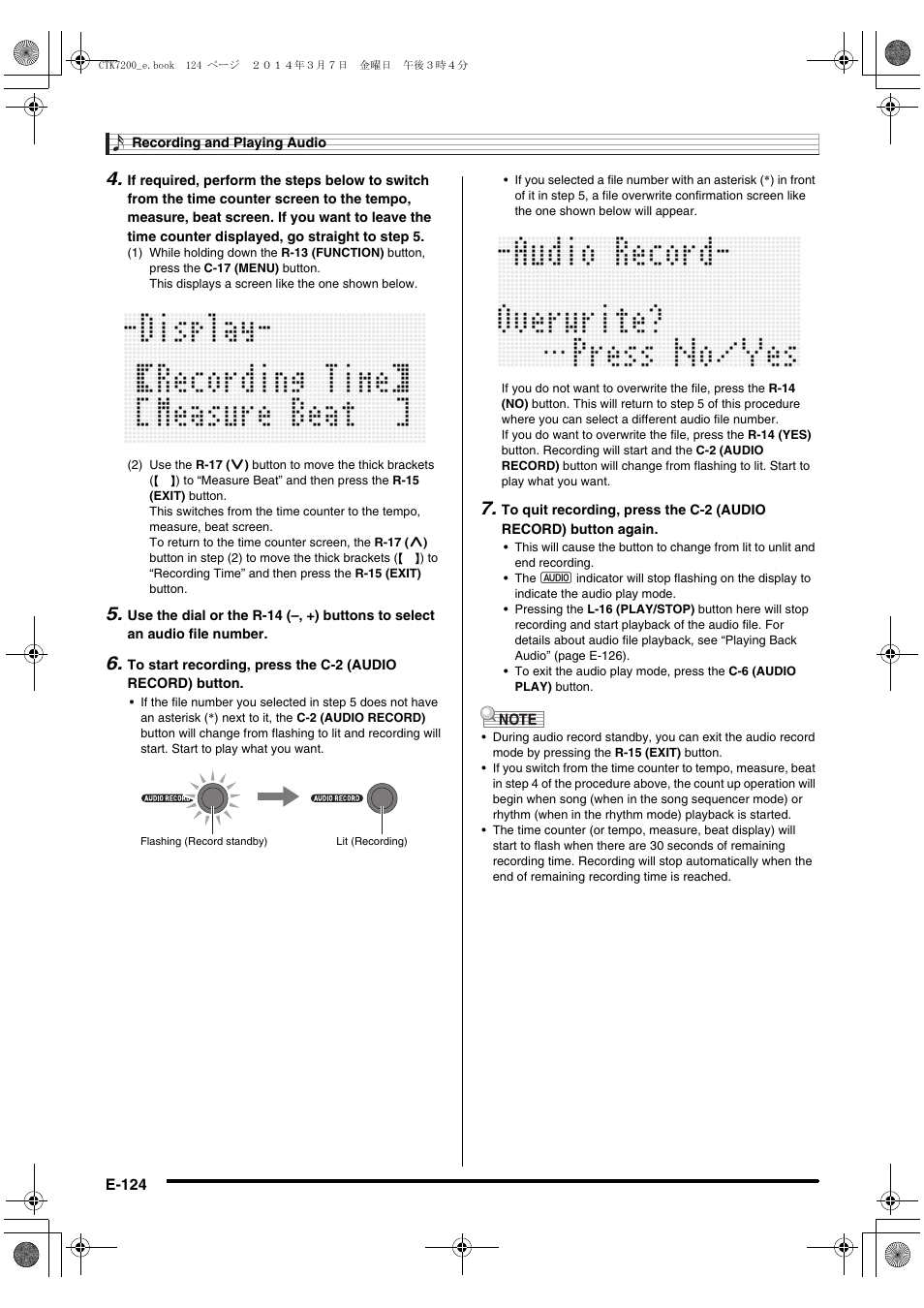 Casio CTK-7200 User Manual | Page 126 / 169