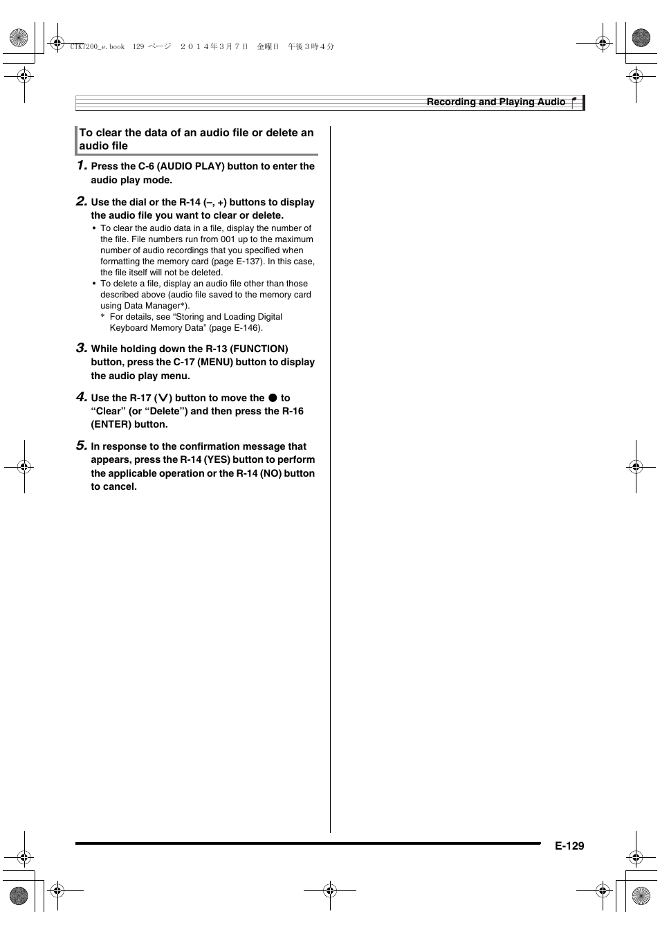 Casio CTK-7200 User Manual | Page 131 / 169