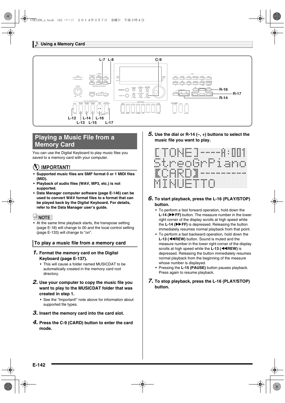 Casio CTK-7200 User Manual | Page 144 / 169