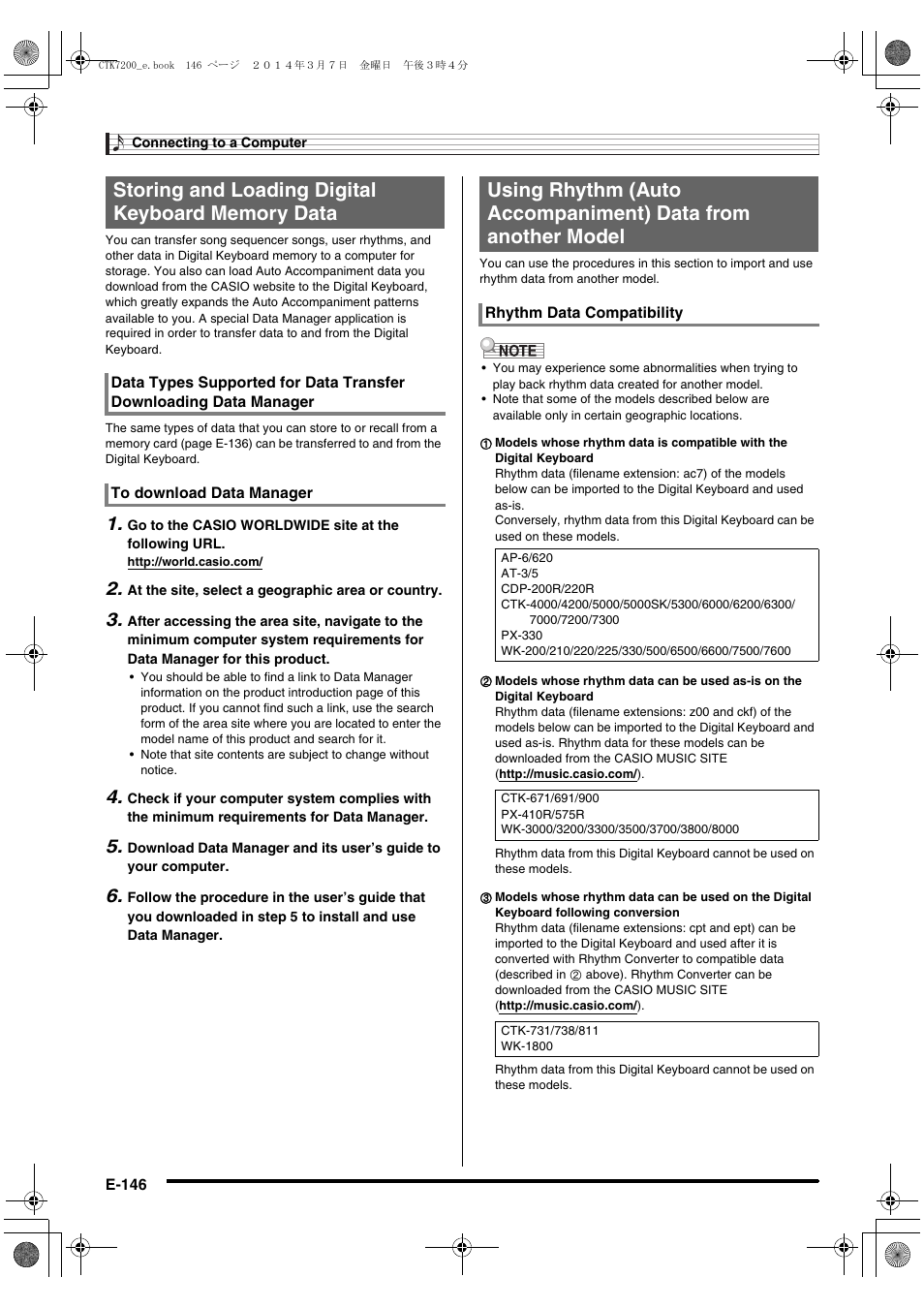 Casio CTK-7200 User Manual | Page 148 / 169