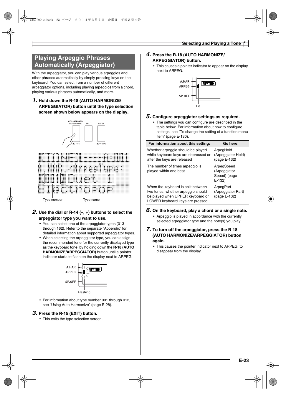 Casio CTK-7200 User Manual | Page 25 / 169