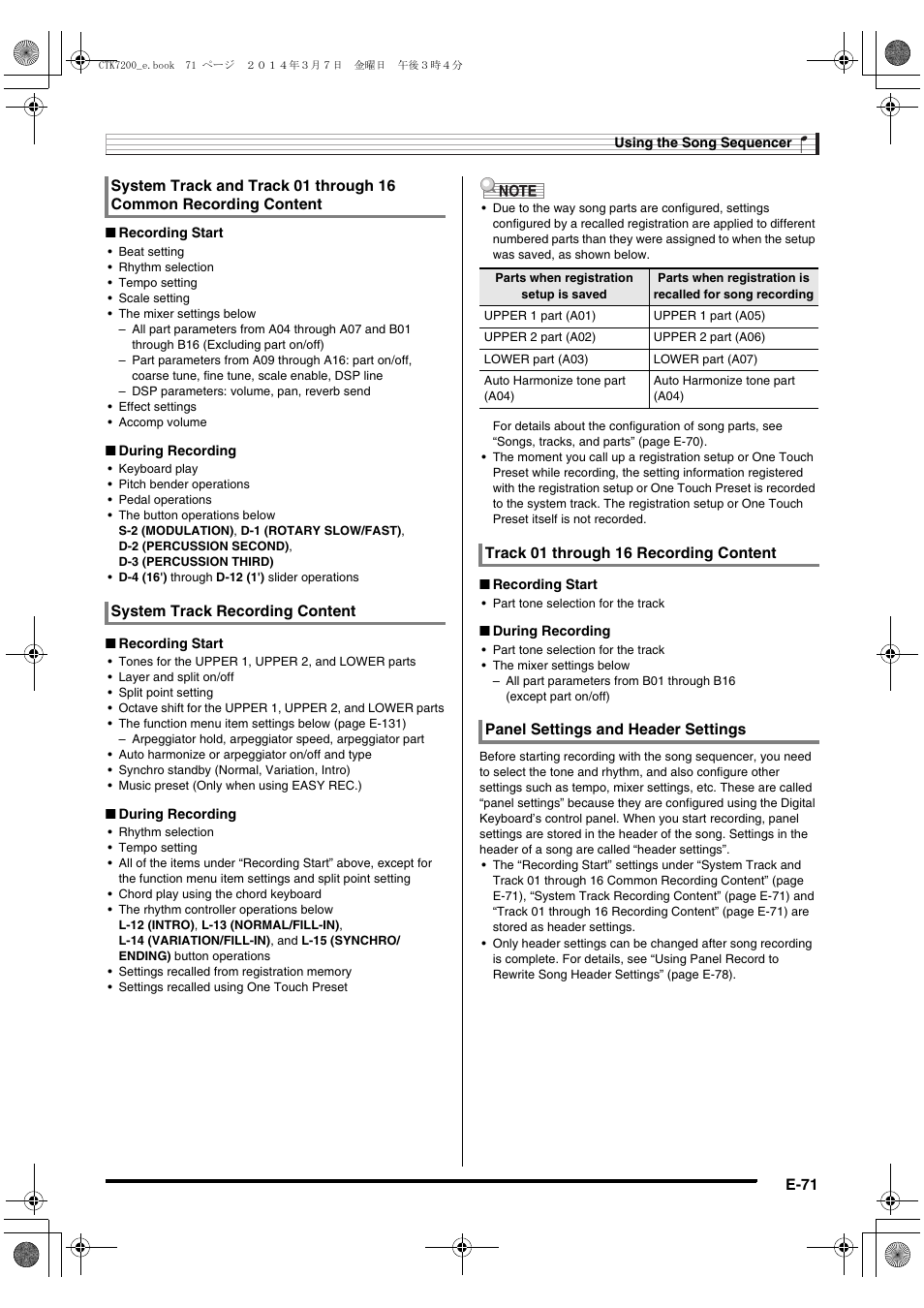 Casio CTK-7200 User Manual | Page 73 / 169