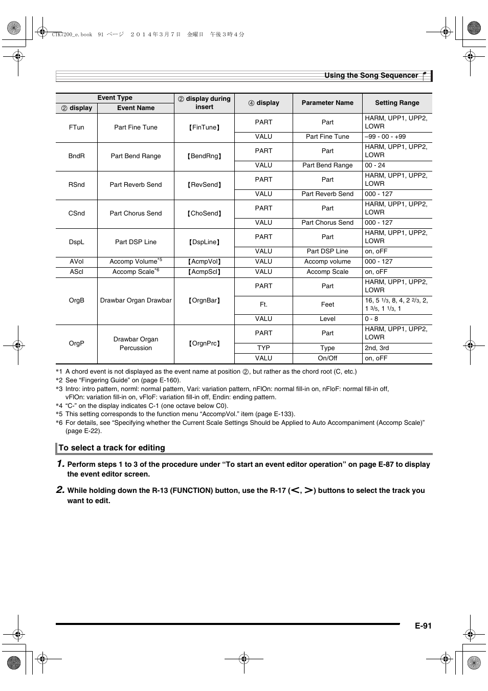 E-91 | Casio CTK-7200 User Manual | Page 93 / 169