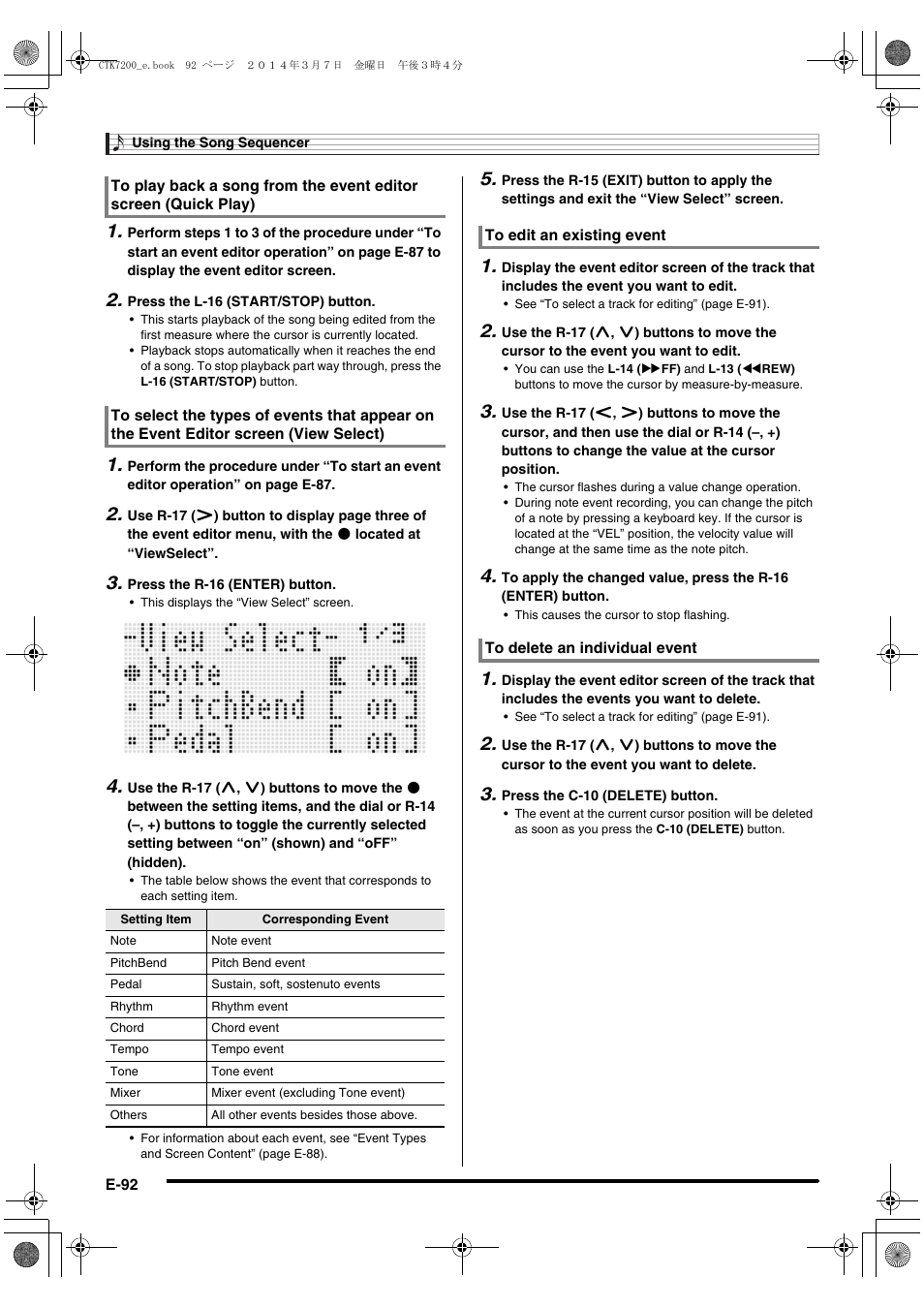 Casio CTK-7200 User Manual | Page 94 / 169