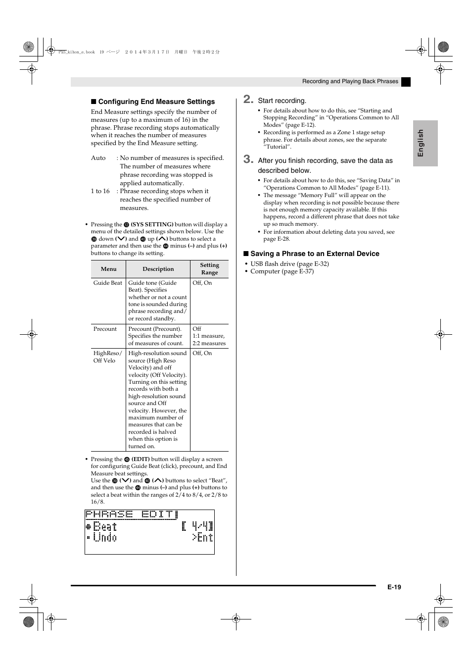 Casio PX-5S User Manual | Page 21 / 44