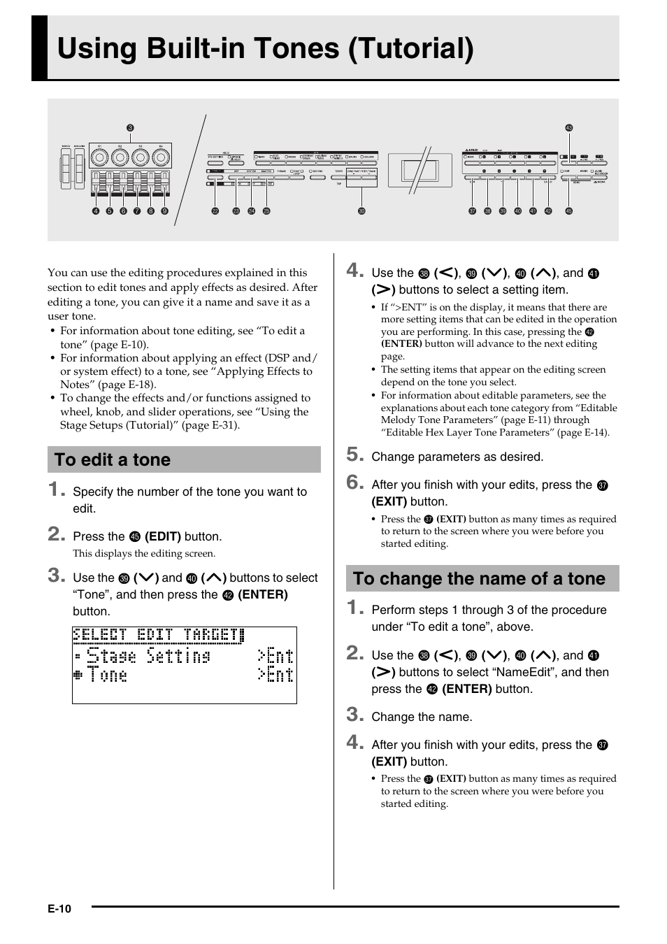 Using built-in tones (tutorial) | Casio PX-5S Tutorial User Manual | Page 11 / 55