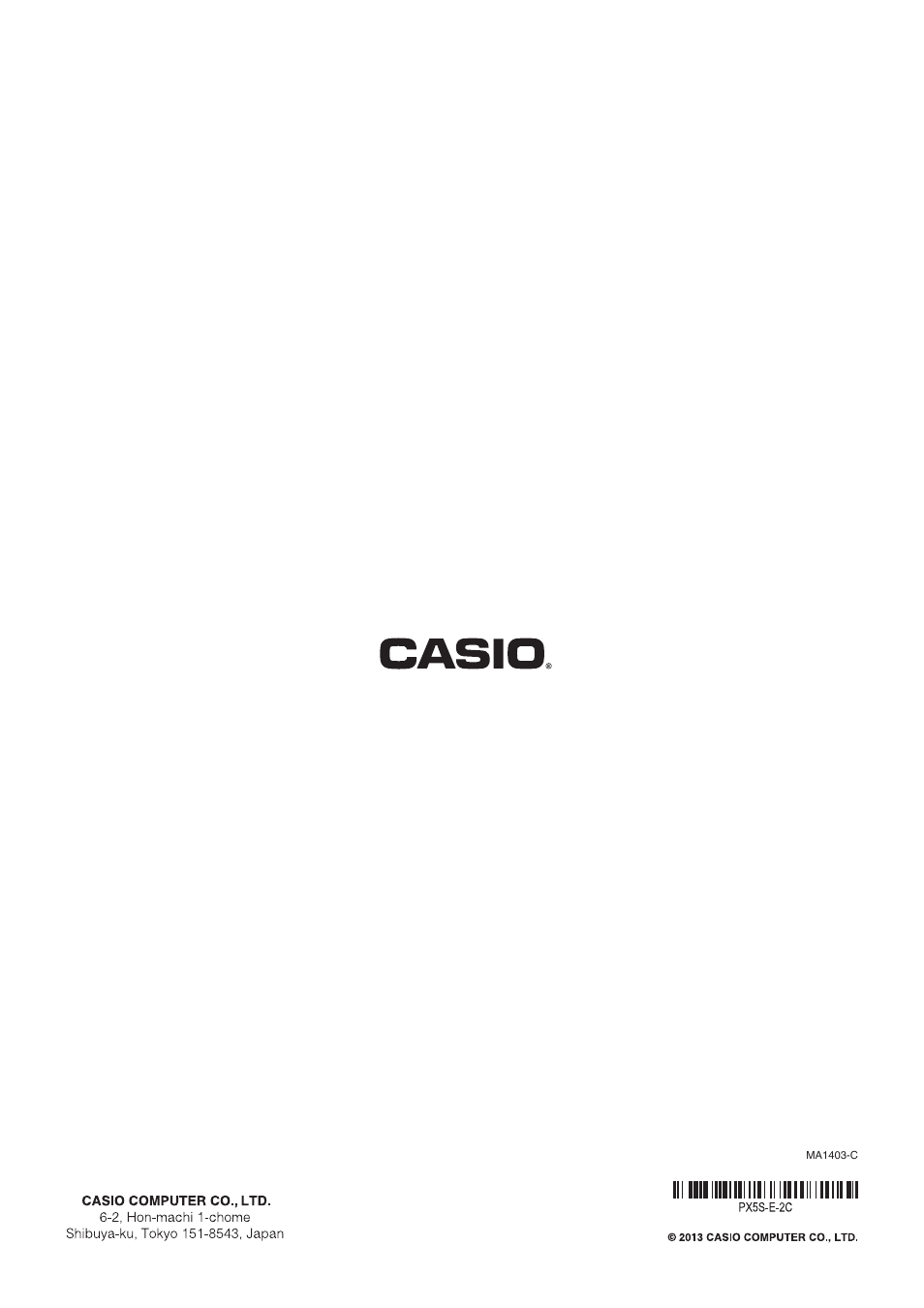 Casio PX-5S Tutorial User Manual | Page 55 / 55